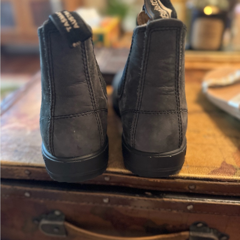 Blundstone Charcoal Leather Boots - Picture 3 of 7